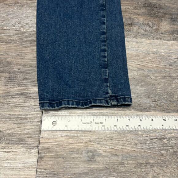 Levis 514 Faded Dark Wash Blue Mens 36x30 Straight‎ Fit Denim Jeans Red Tab - Picture 12 of 14